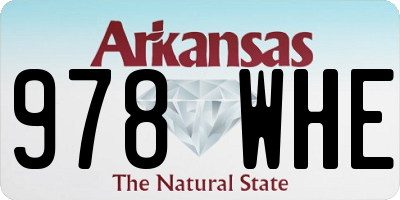 AR license plate 978WHE