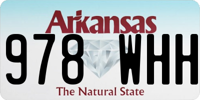 AR license plate 978WHH
