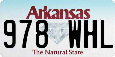 AR license plate 978WHL