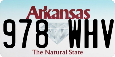 AR license plate 978WHV