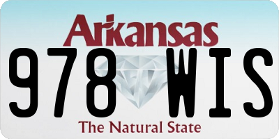 AR license plate 978WIS