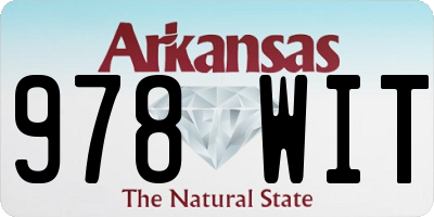 AR license plate 978WIT