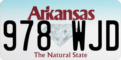 AR license plate 978WJD