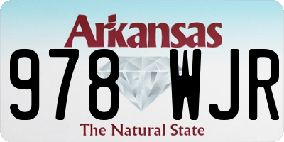 AR license plate 978WJR
