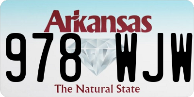 AR license plate 978WJW
