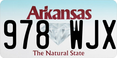 AR license plate 978WJX
