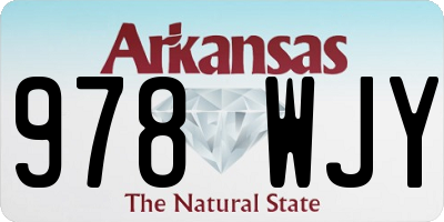 AR license plate 978WJY