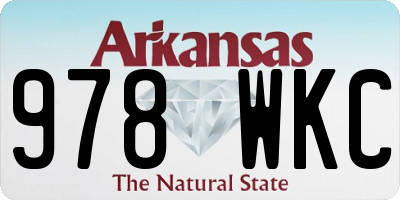 AR license plate 978WKC