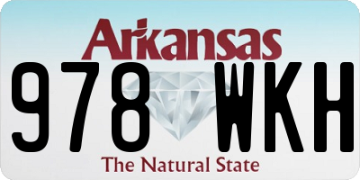 AR license plate 978WKH