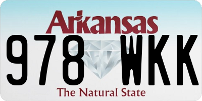 AR license plate 978WKK