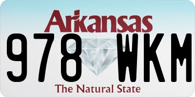 AR license plate 978WKM