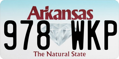 AR license plate 978WKP