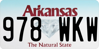 AR license plate 978WKW