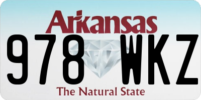 AR license plate 978WKZ