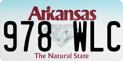 AR license plate 978WLC
