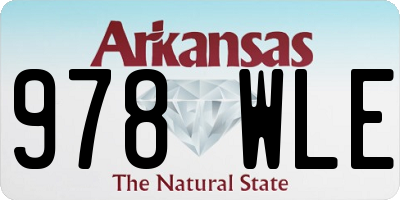 AR license plate 978WLE