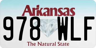 AR license plate 978WLF