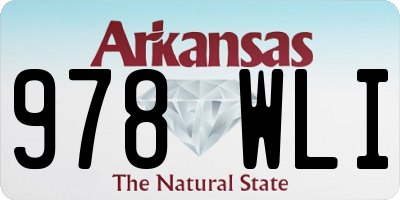 AR license plate 978WLI
