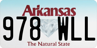 AR license plate 978WLL