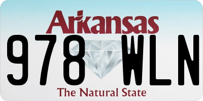 AR license plate 978WLN