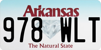 AR license plate 978WLT