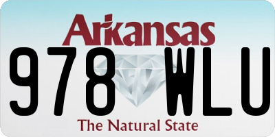 AR license plate 978WLU