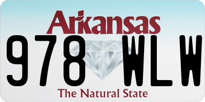 AR license plate 978WLW