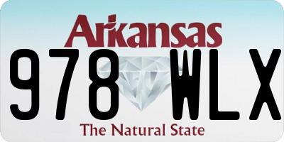 AR license plate 978WLX