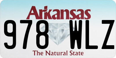 AR license plate 978WLZ