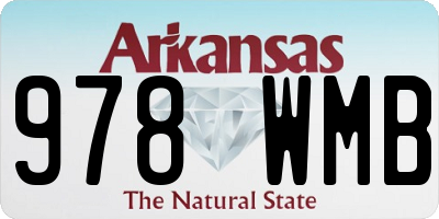 AR license plate 978WMB
