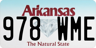 AR license plate 978WME