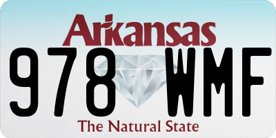 AR license plate 978WMF