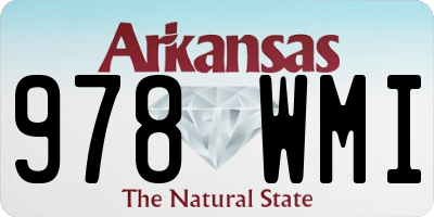 AR license plate 978WMI