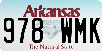 AR license plate 978WMK