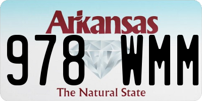 AR license plate 978WMM
