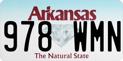 AR license plate 978WMN