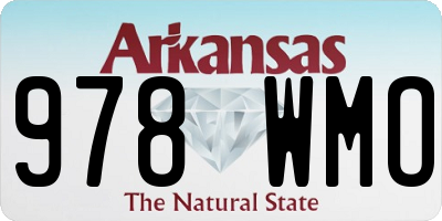 AR license plate 978WMO