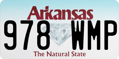 AR license plate 978WMP