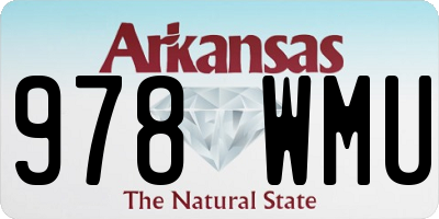 AR license plate 978WMU