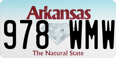 AR license plate 978WMW