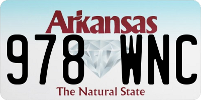 AR license plate 978WNC