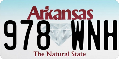 AR license plate 978WNH