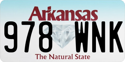 AR license plate 978WNK