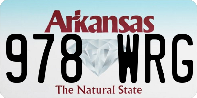 AR license plate 978WRG