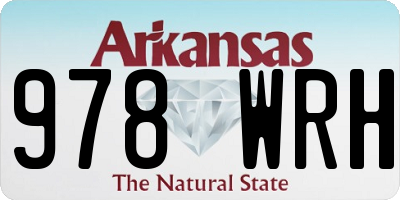 AR license plate 978WRH