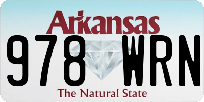 AR license plate 978WRN