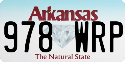 AR license plate 978WRP