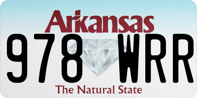 AR license plate 978WRR