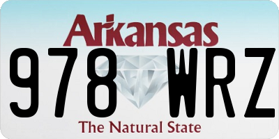 AR license plate 978WRZ