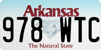 AR license plate 978WTC